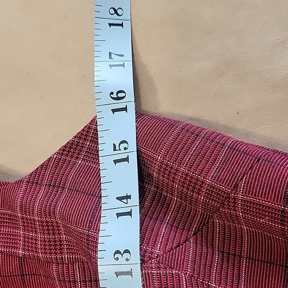 GO International Size 5 Tiny Cap Sleeve, Belted, Cowl Neck, Plaid Dress, EUC - Picture 9 of 15